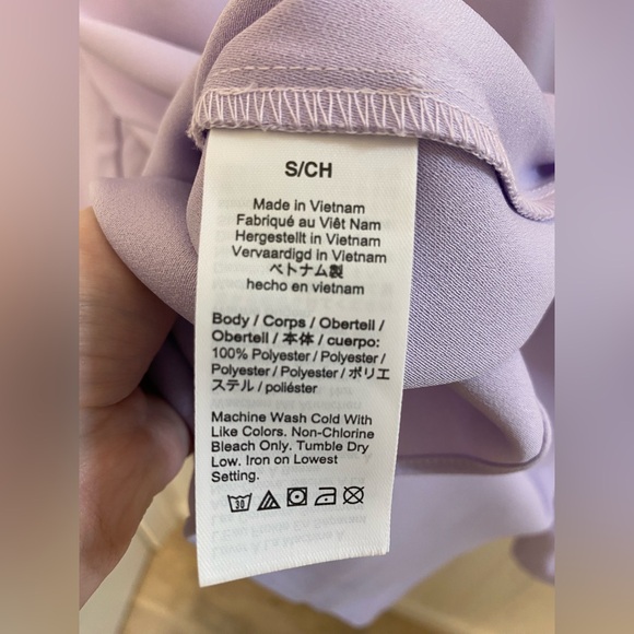 J. Crew Light Purple Ruffle Blouse - Picture 4 of 4